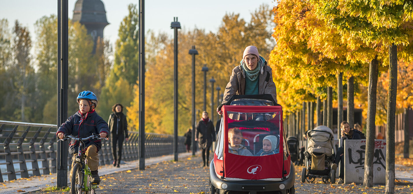 Fahrradfahren in der Stadt Fahrradfahren in der Stadt